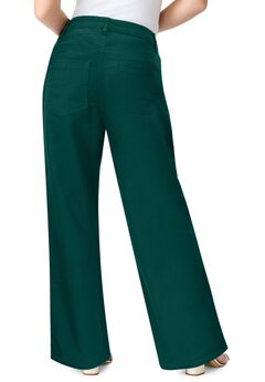 Plus Size Classic Stretch Wide Leg Jean