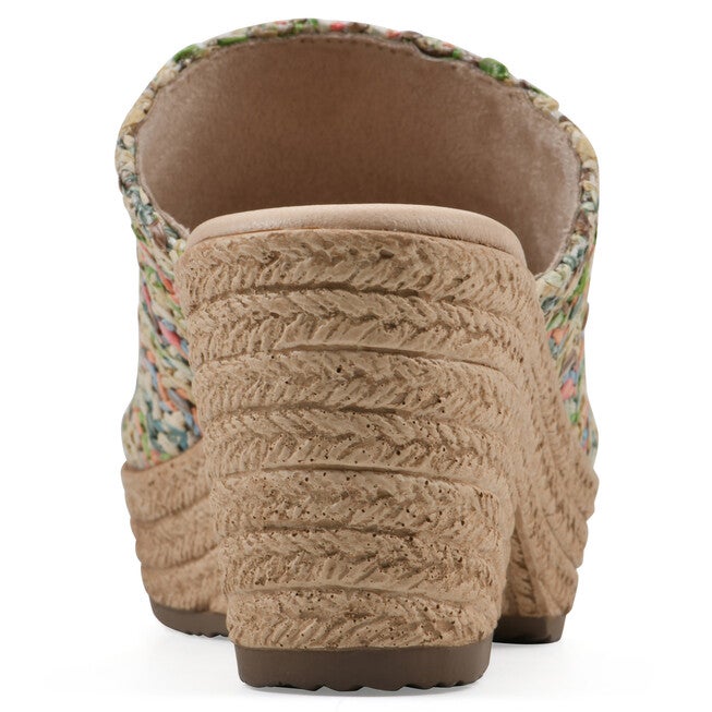 Biando Wedge Sandal, MULTI RAFFIA, on-hover image number 1