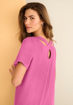 Plus Size Ultimate Criss Cross Back Tunic