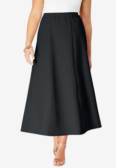 Plus Size Bend Over® Pull-On A-Line Skirt