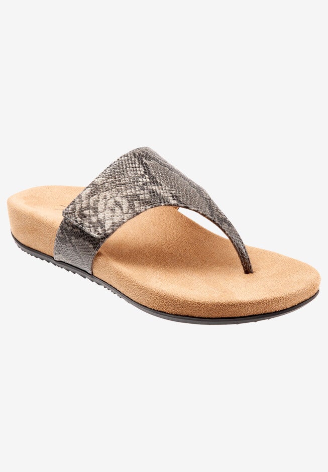 Petaluma Sandal , BLACK WHITE SNAKE, hi-res image number 0