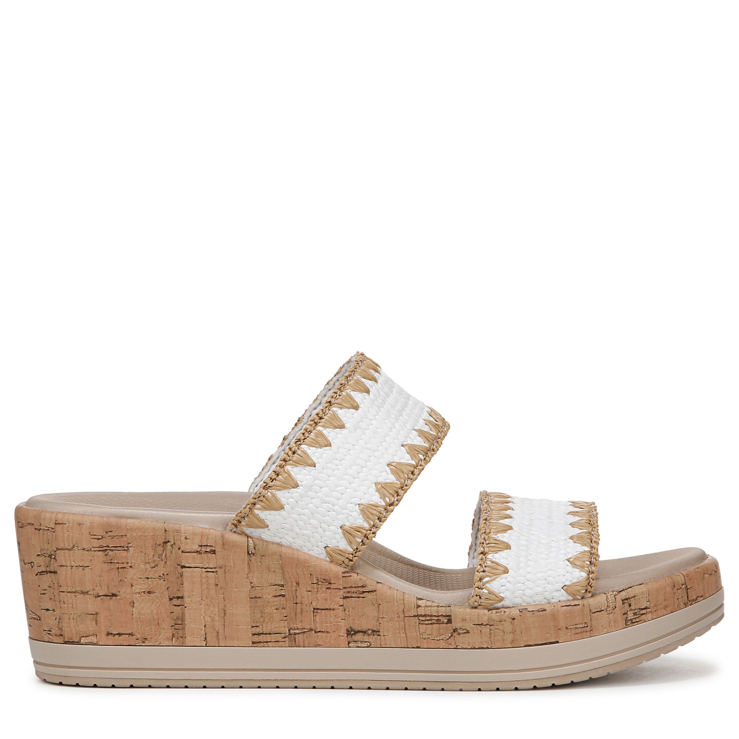 Resort Wedge Sandal, WHITE, alternate image number 3