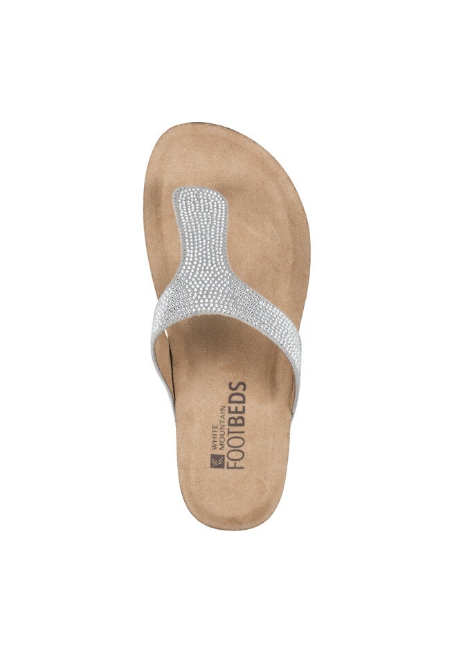 White Mountain Action Cork Wedge Sandal, , alternate image number null