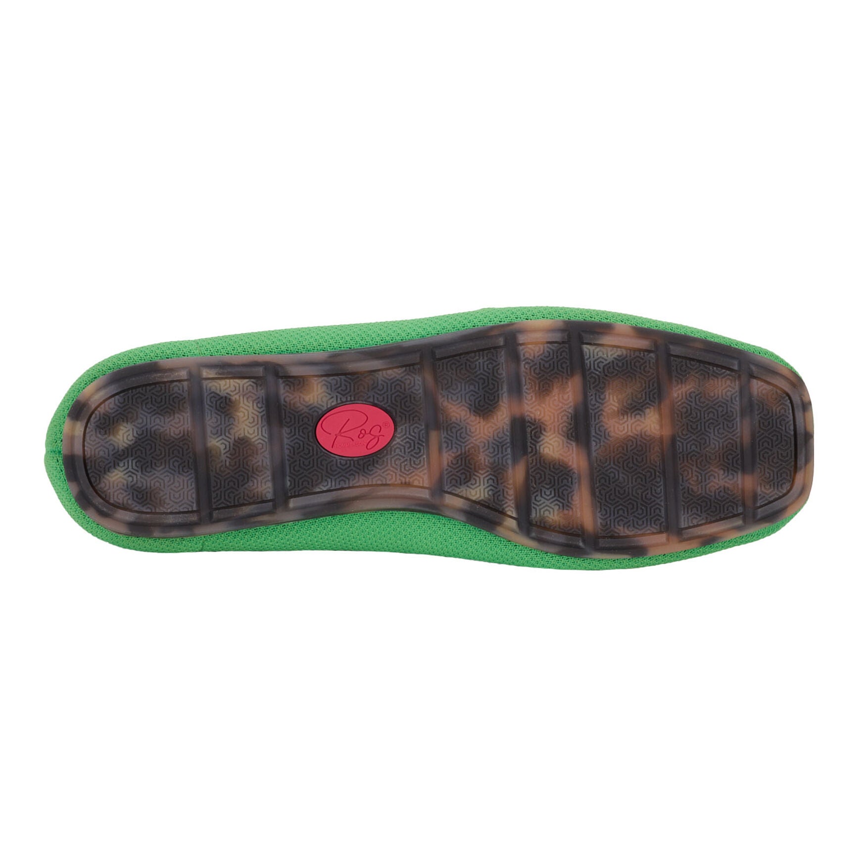 Neve Flat Knit Moccasin, GREEN KNIT, alternate image number 6