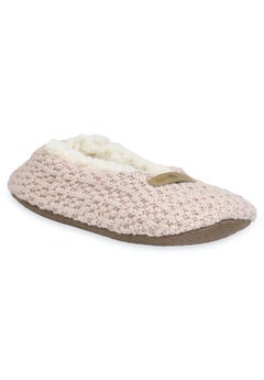 Textured Knit Ballerina Slipper