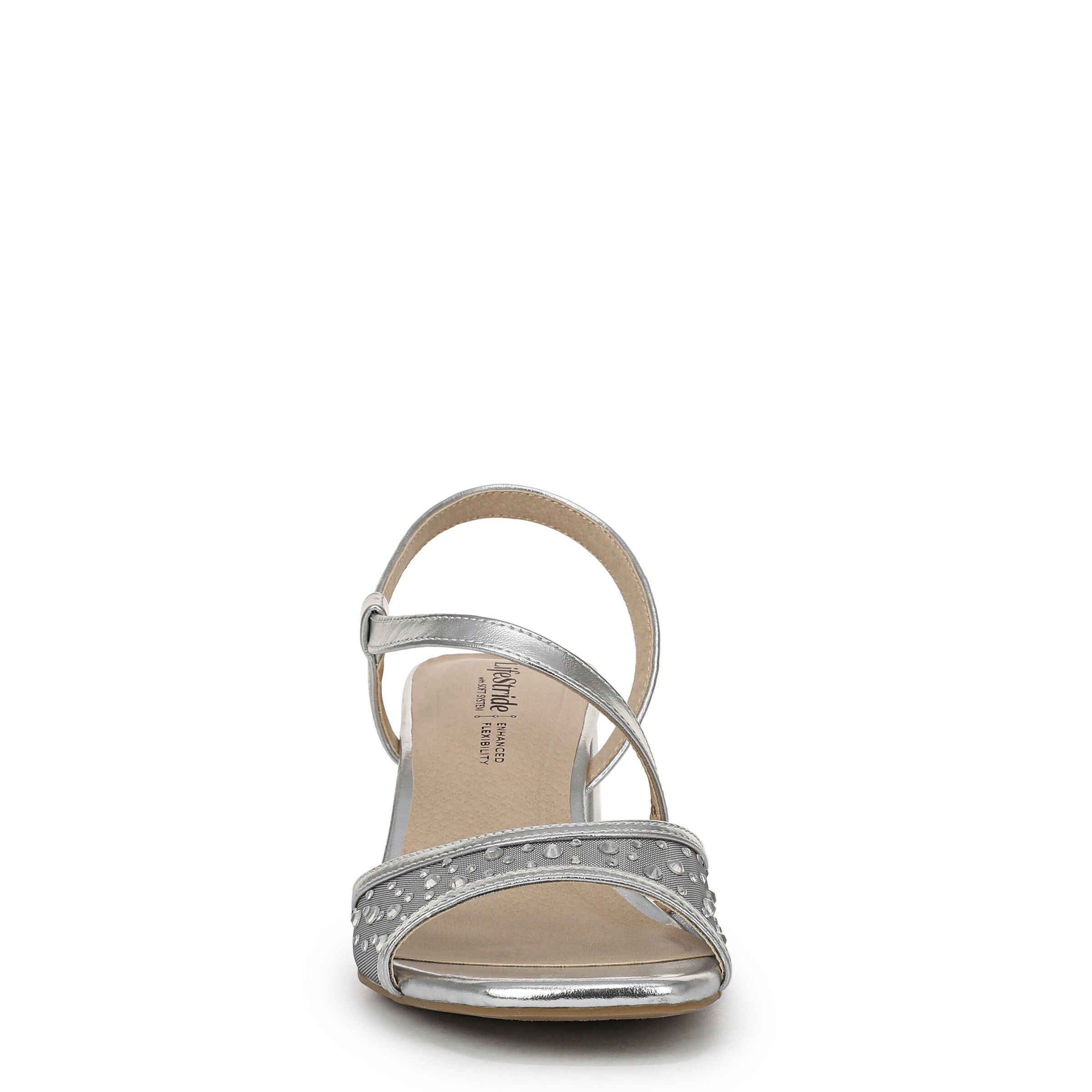 Cheyenne Slingback Sandal, SILVER, alternate image number 4