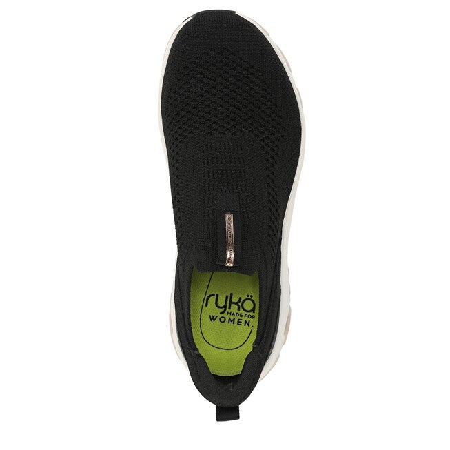 Devotion Max Slip On Sneaker, BLACK KNIT, alternate image number 6