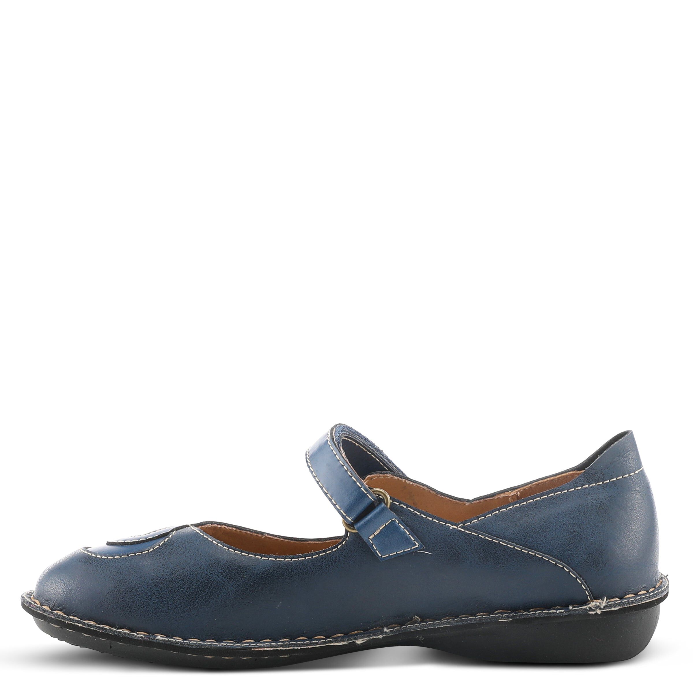 Cosmic Flat Shoes, NAVY, alternate image number 2