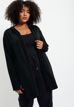 Zip-Up French Terry Hoodie