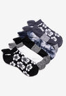 6 Pack Ankle Sport Sock, EBONY, hi-res image number null