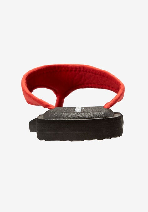 The Sylvia Soft Footbed Thong Sandal, , on-hover image number null