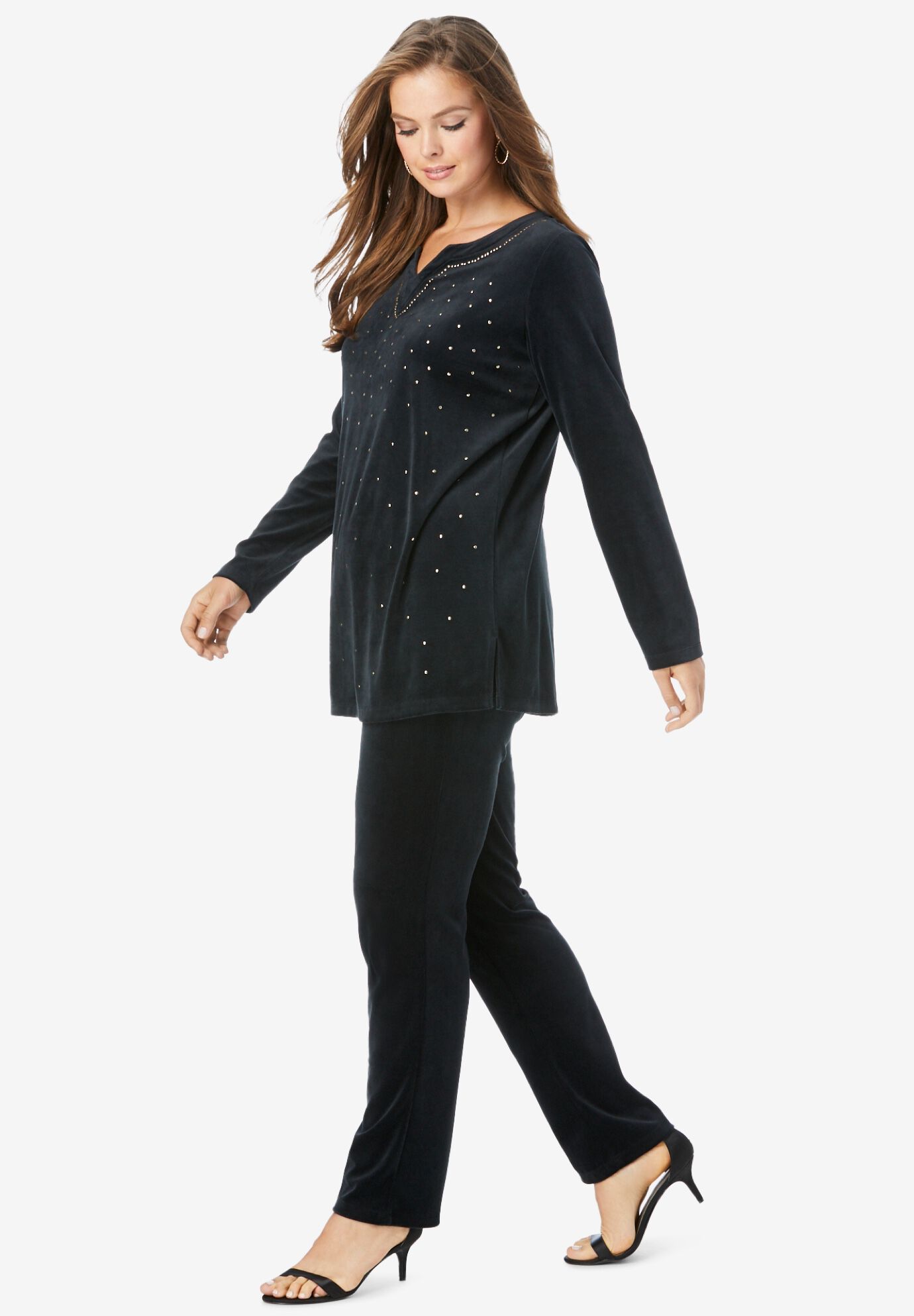 Velour pant suits online