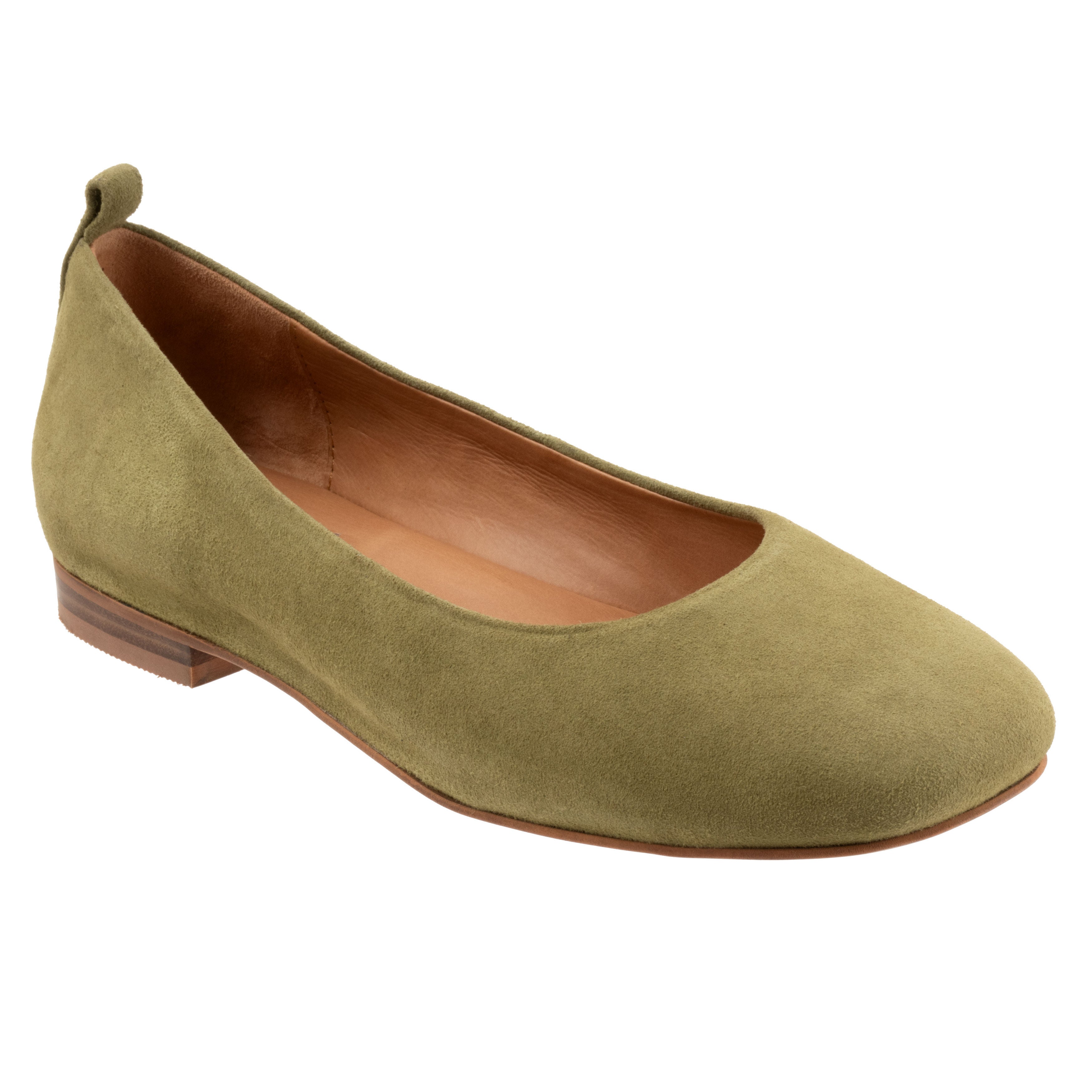 Kiris Flat, OLIVE SUEDE, hi-res image number 0
