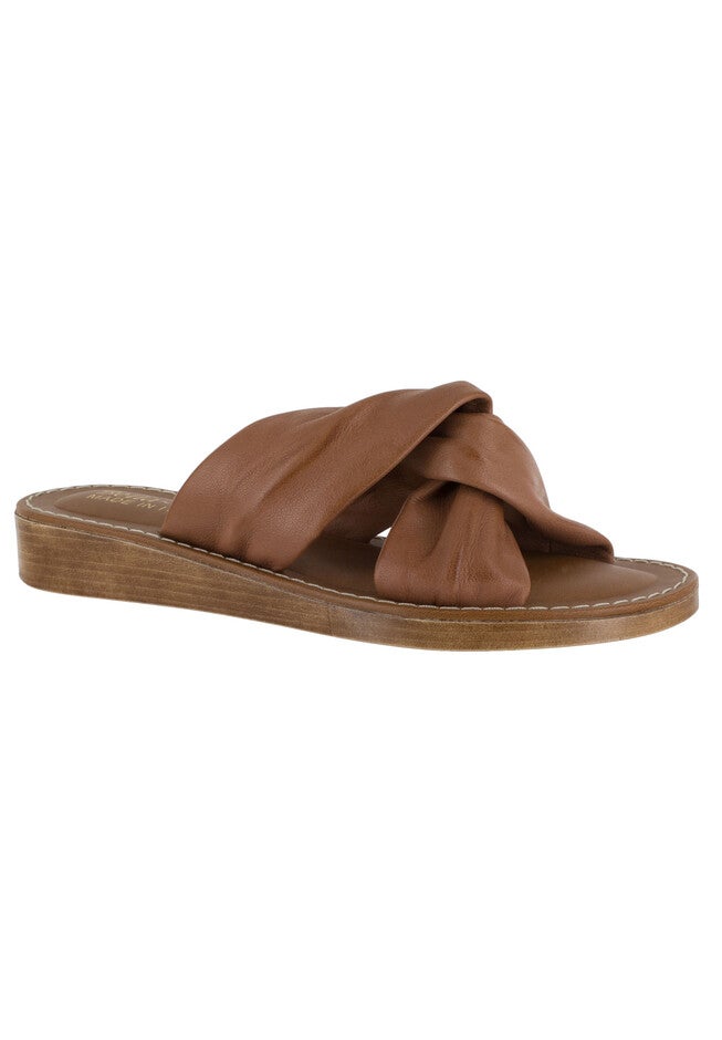 Noa-Italy Sandals by Bella Vita®, WHISKEY LEATHER, hi-res image number 0