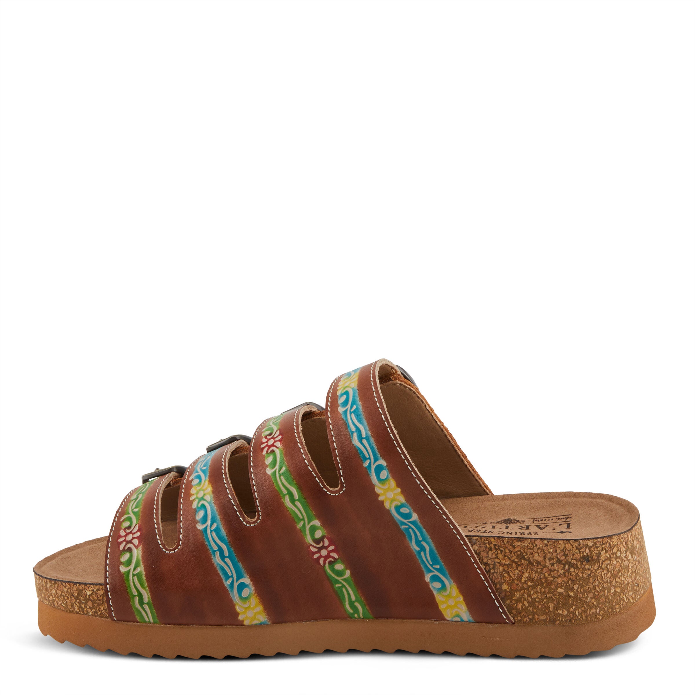 Toocool Sandal, BROWN MULTI, alternate image number 2