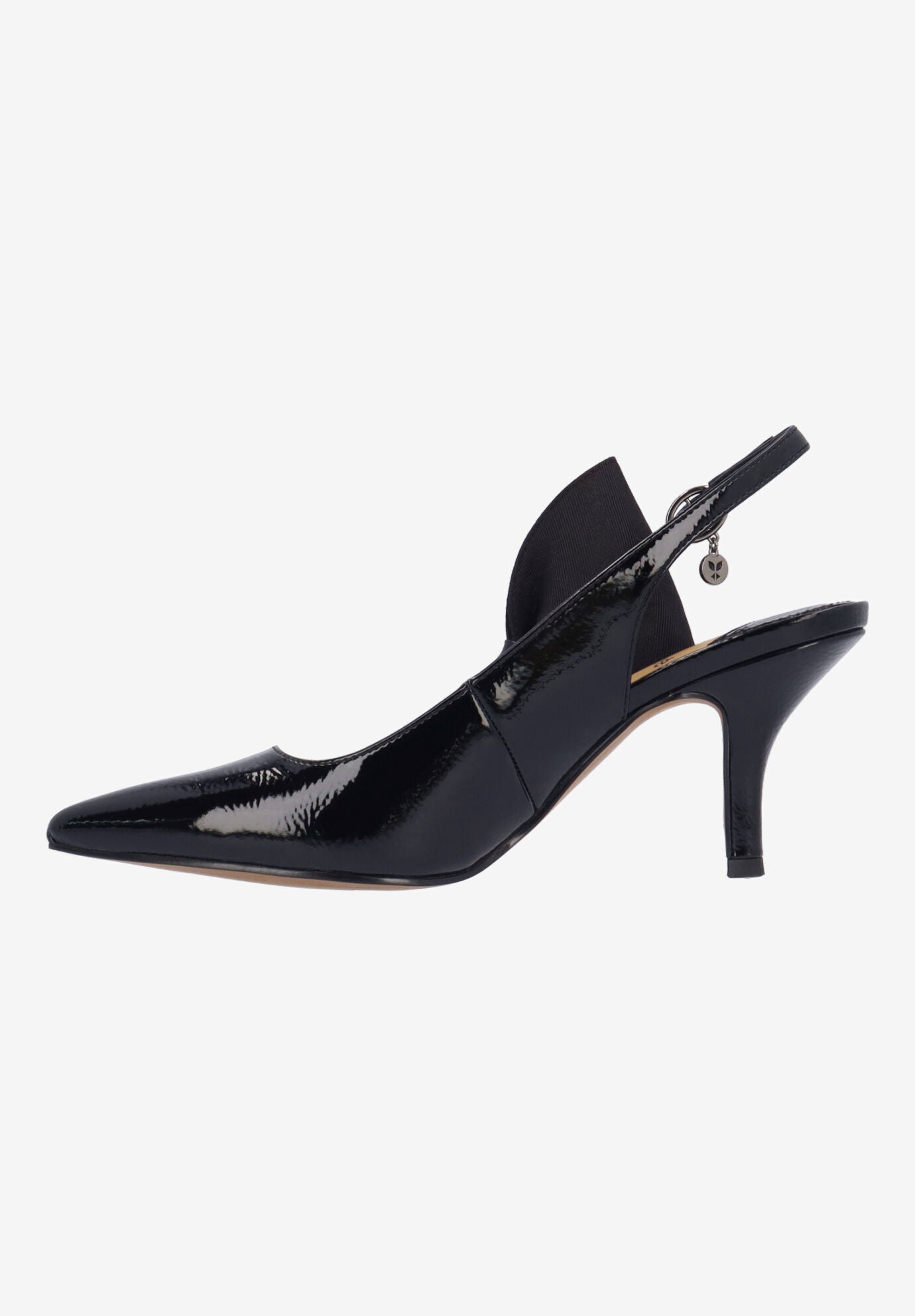Rowin Slingback Pump, BLACK, alternate image number 5