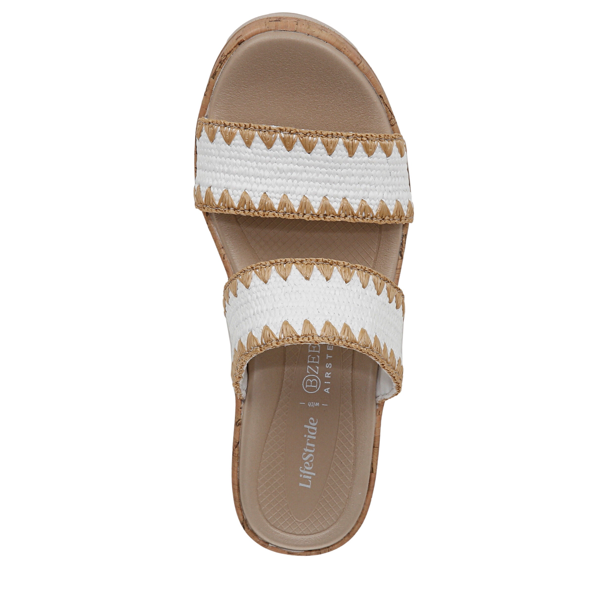 Resort Wedge Sandal, WHITE, alternate image number 6