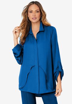Georgette Overlay Big Shirt