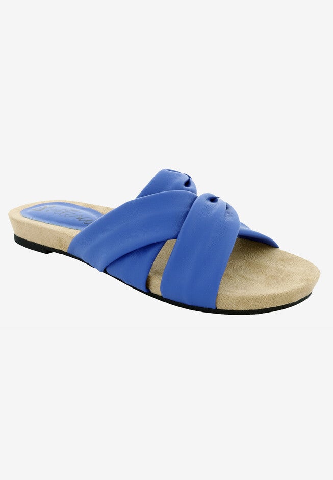 Nene Slide Sandal, BLUE, hi-res image number 0