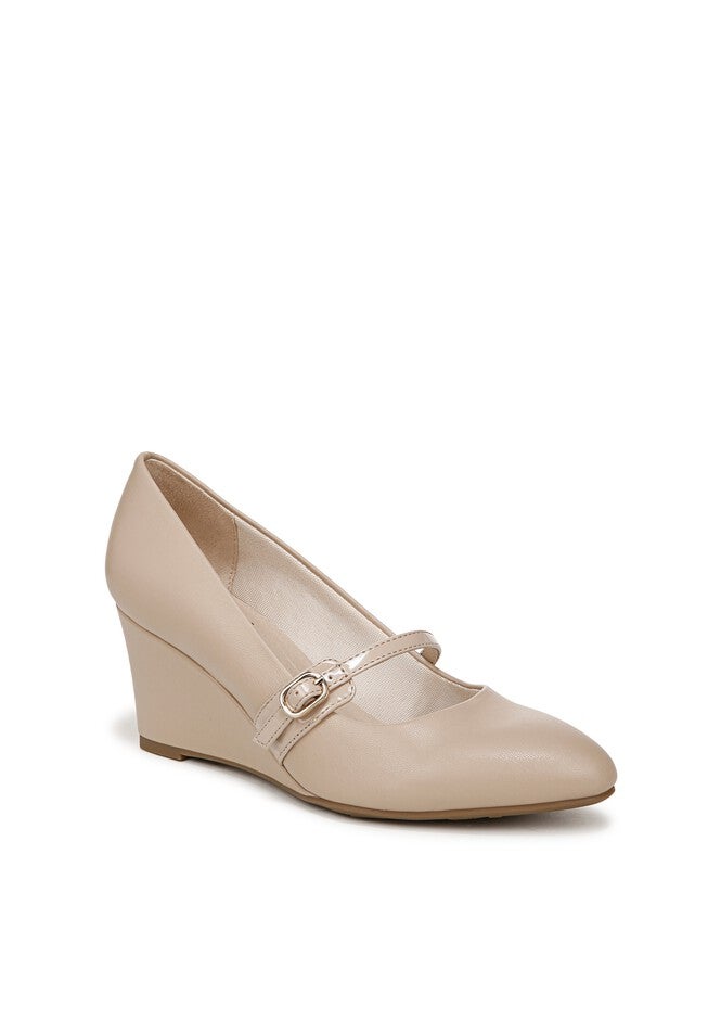Gio 2 Wedge Mary Jane, TAUPE FAUX LEATHER, hi-res image number 0