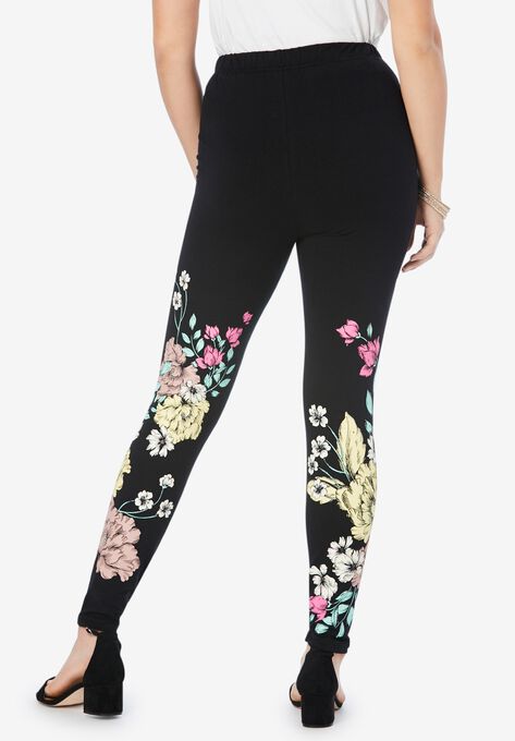 Placement-Print Legging, , on-hover image number null