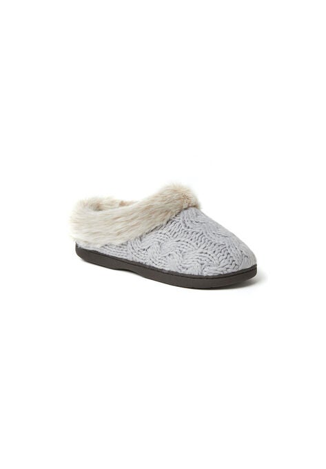 Claire Textured Knit Clog Slipper, PALE MAUVE, hi-res image number null