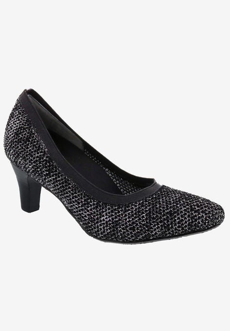 Kitty Pump, BLACK LUREX FABRIC, hi-res image number null