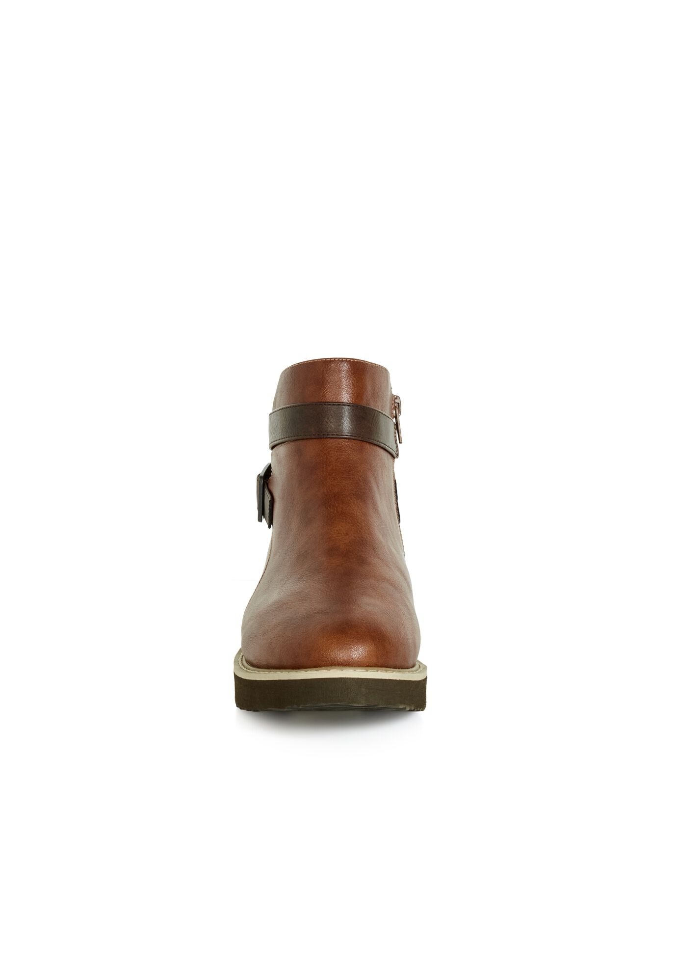 WIDE FIT Valentina Ankle Boot, BROWN, alternate image number 4