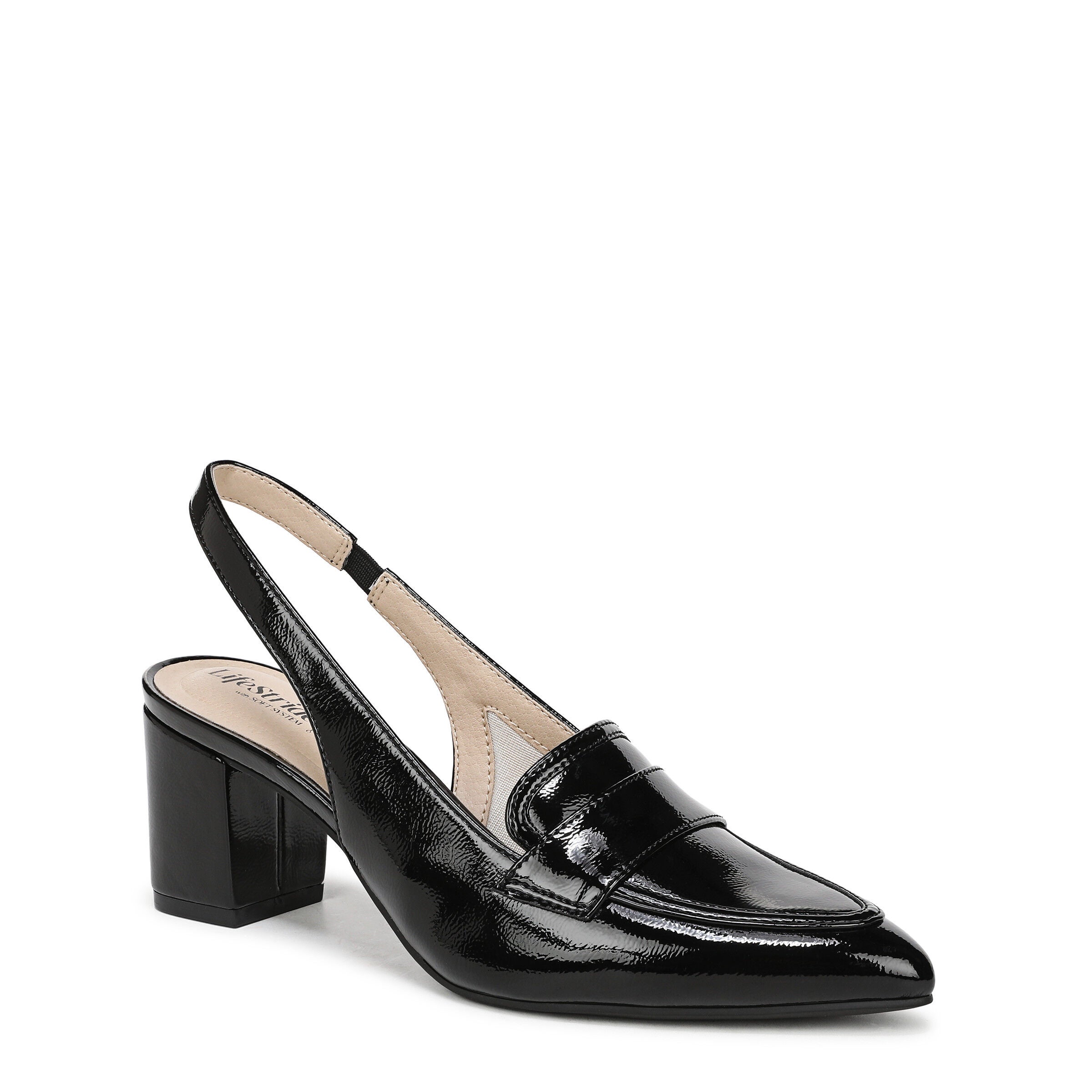Angel Slingback Pump, BLACK, hi-res image number 0
