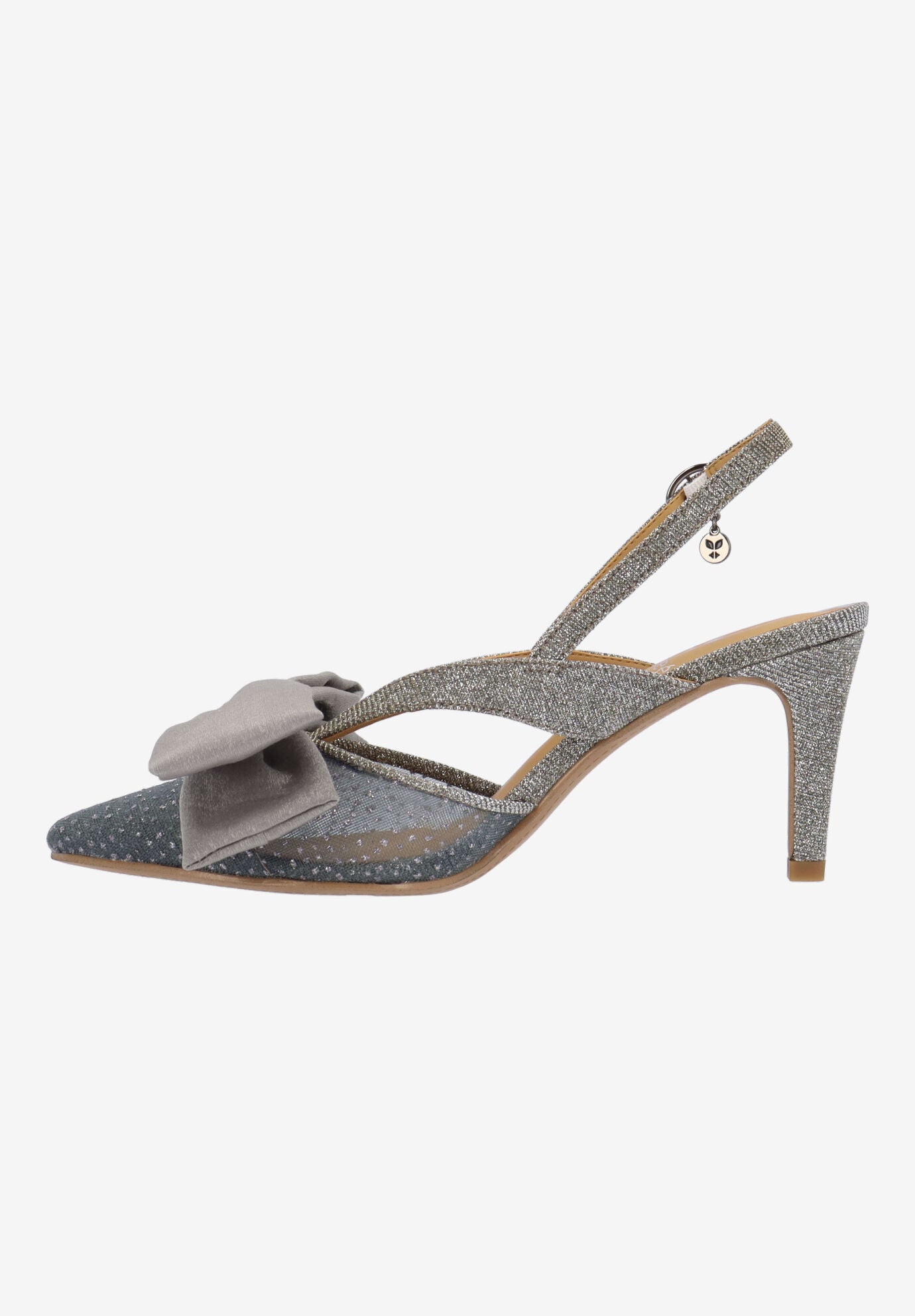 Morigen Slingback Pump, PEWTER, alternate image number 4