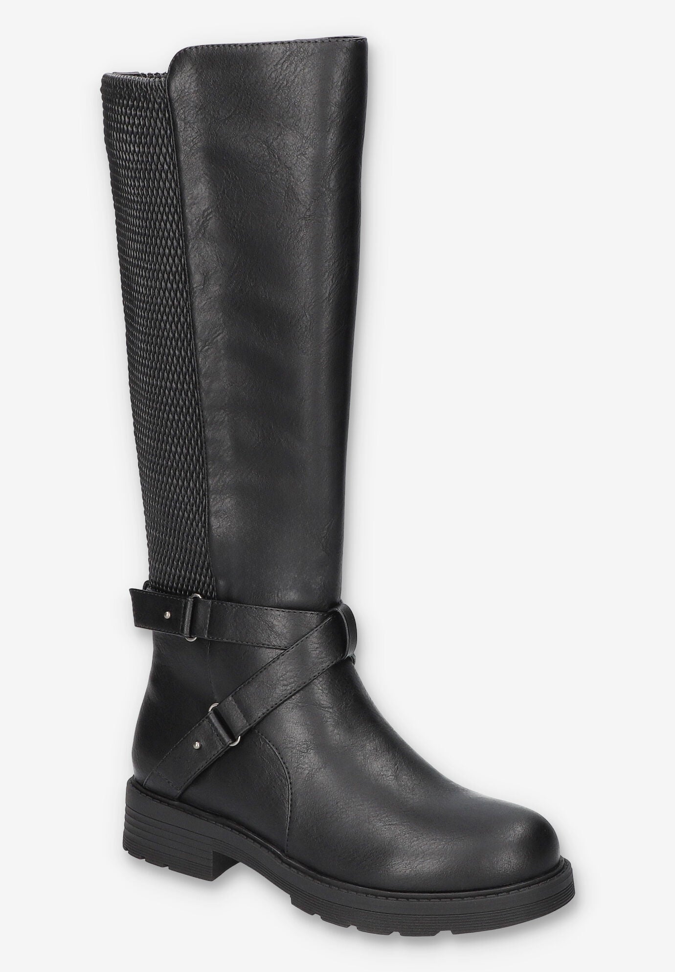 Austyn Tall Boot, BLACK STRETCH, hi-res image number 0