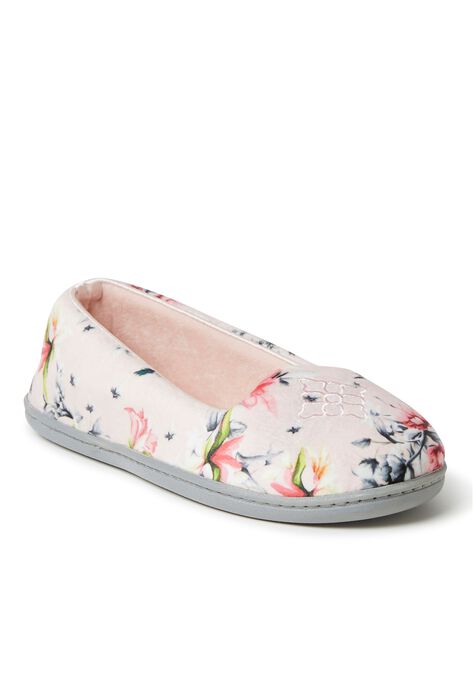 Rebecca Velour Closed Back Slipper, DUSTY PINK, hi-res image number null