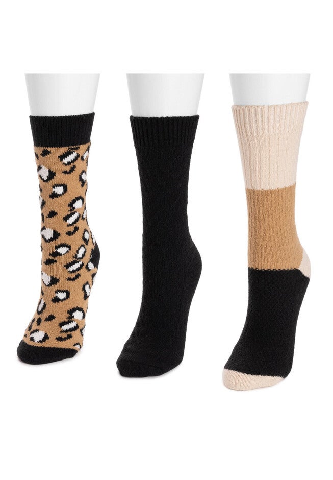 3 Pair Boot Slippers Socks, , alternate image number null