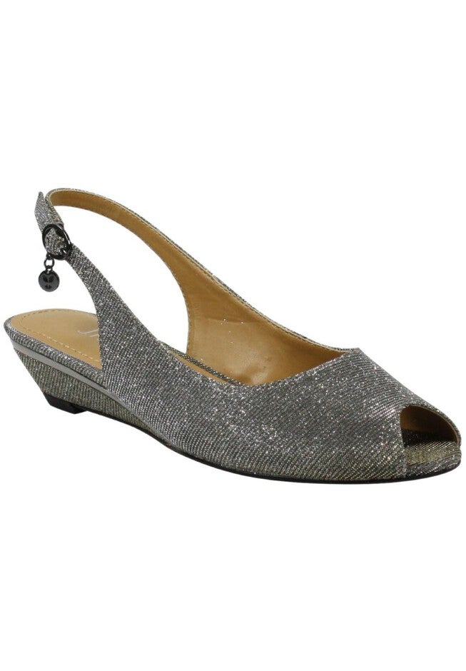 Narro Pumps And Slings , PEWTER GLITTER, hi-res image number null