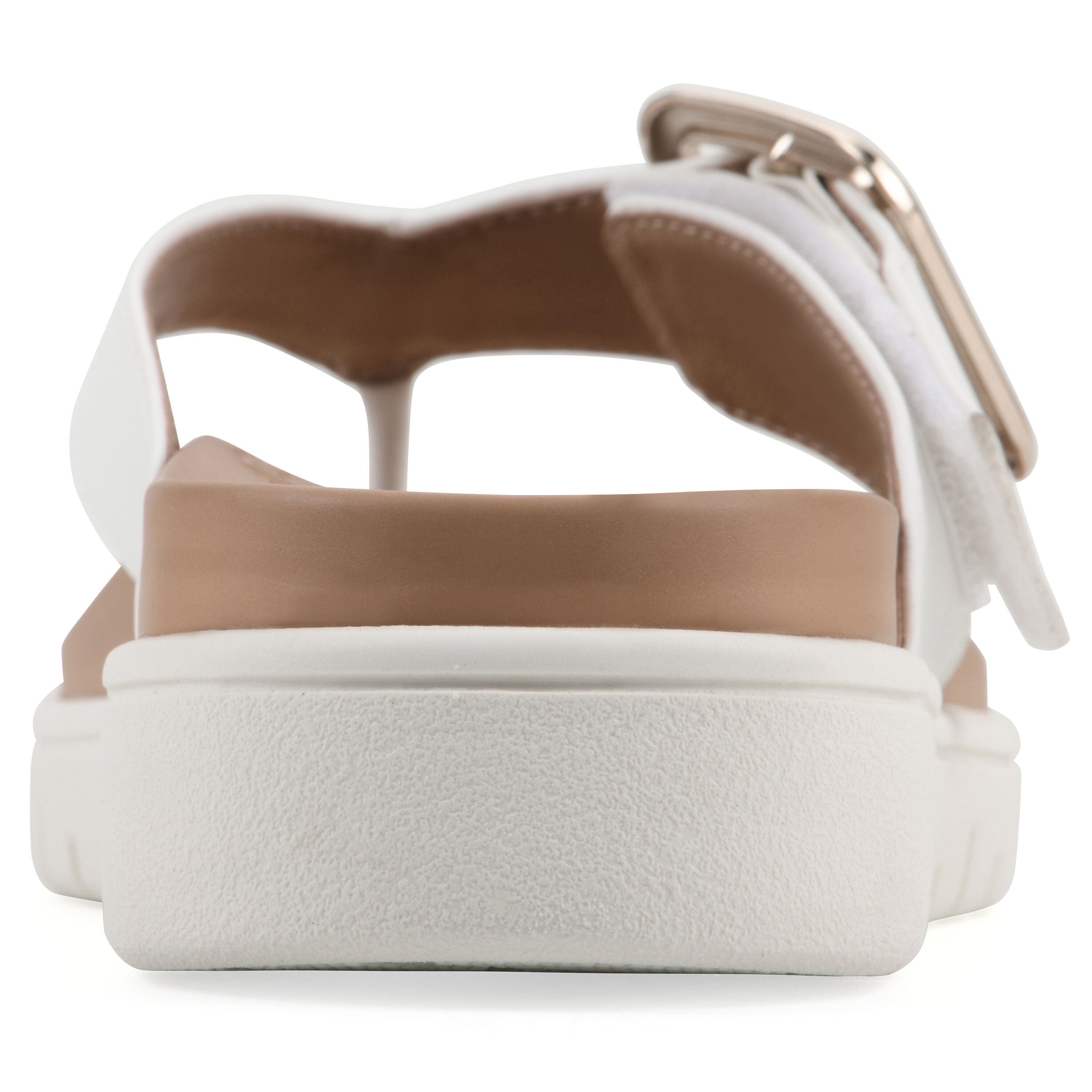 Nalla FOM Recovery Thong Sandal, WHITE SMOOTH, on-hover image number 1