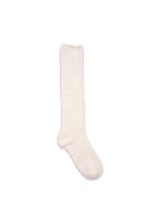 Micro Chenille Slipper Socks, WHITE, hi-res image number null