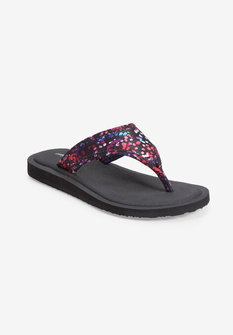 The Sylvia Soft Footbed Thong Sandal, PARTY MULTI, hi-res image number null