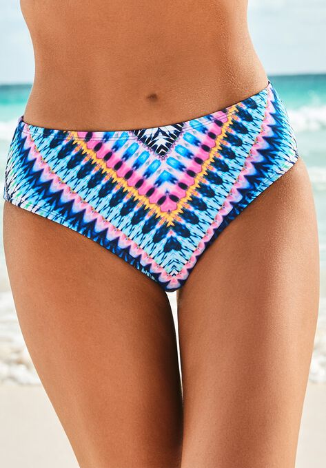 Hipster Swim Brief, RAINBOW STRIPE, hi-res image number null