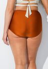 Sleek High Waist Bikini Bottom, , on-hover image number null