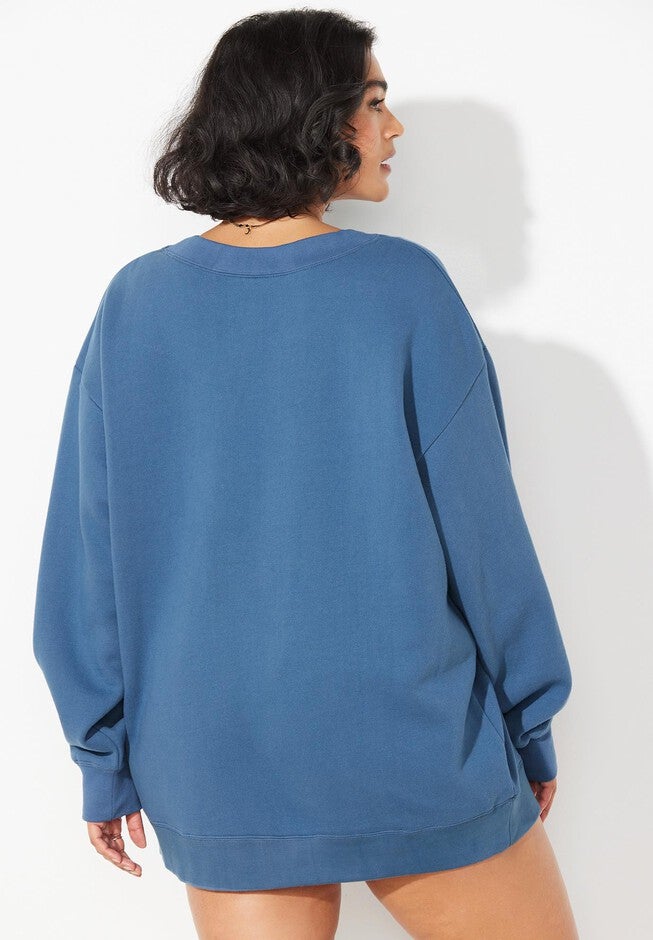 The Gratitude Coed Crewneck Sweatshirt, , on-hover image number 1