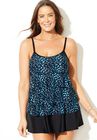 Tiered Swimdress, WATER DROPLET, hi-res image number null