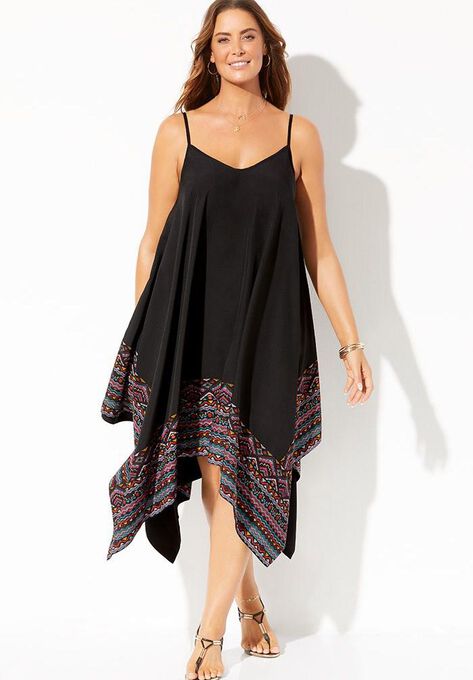 Diane Handkerchief Cover Up Dress, , alternate image number null