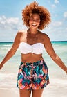 Emma Tie-Front Beach Shorts, ALOHA SPIRIT, hi-res image number null