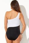 One Shoulder One Piece Swimsuit, , on-hover image number null
