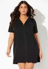 Alana Terrycloth Cover Up Hoodie, , alternate image number null
