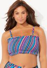 Monarch Smocked Bandeau Bikini Top, , alternate image number null