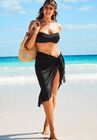Remi Convertible Cover Up Sarong, BLACK, hi-res image number null