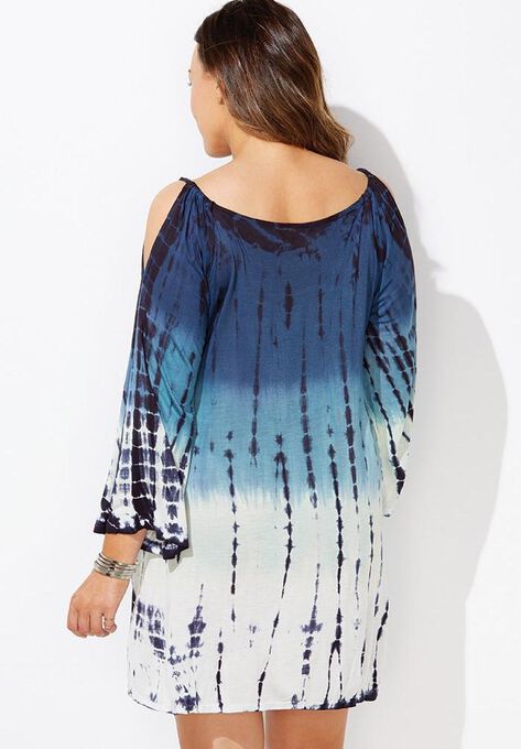Miranda Tie Dye Cover Up Tunic, , on-hover image number null
