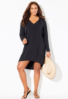 Pack & Go Wrinkle-Resistant Cover Up Hoodie Dress