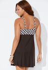 Macrame High Neck Swimdress , , on-hover image number null